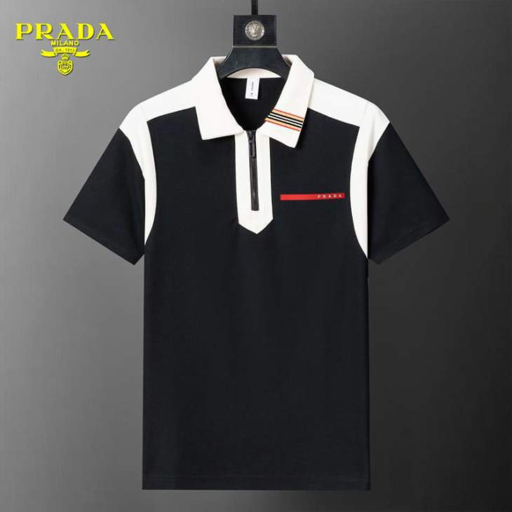 Picture of Prada Polo Shirts Short _SKUPradaM-3XL12yr23025807